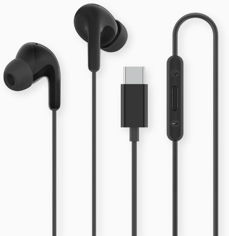 Auricular Xiaomi Type C Negro Con Microfono