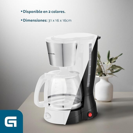 Cafetera Goteo 800 W Grunkel 12 Tazas