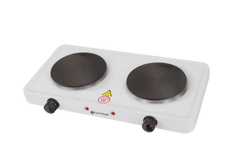 Cocina Eléctrica 2 Fuegos  155mm 1000+1000w