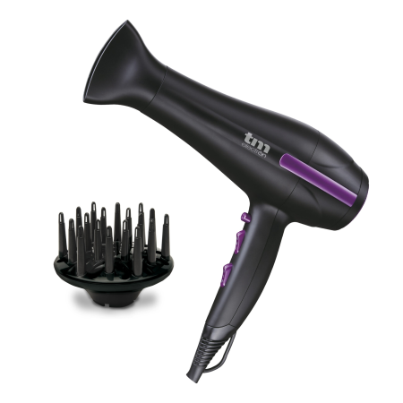 Secador Pelo Motor 2200w Con Difusor Tme