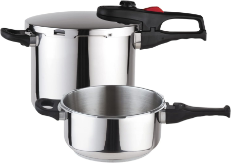 Set Olla A Presion Magefesa Pracktica Plus 4+6l