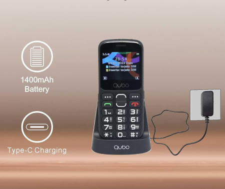 Telefono Qubo X230c Negro