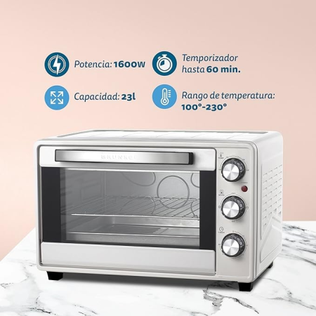 Horno Sobremesa Grunkel 23l Silver