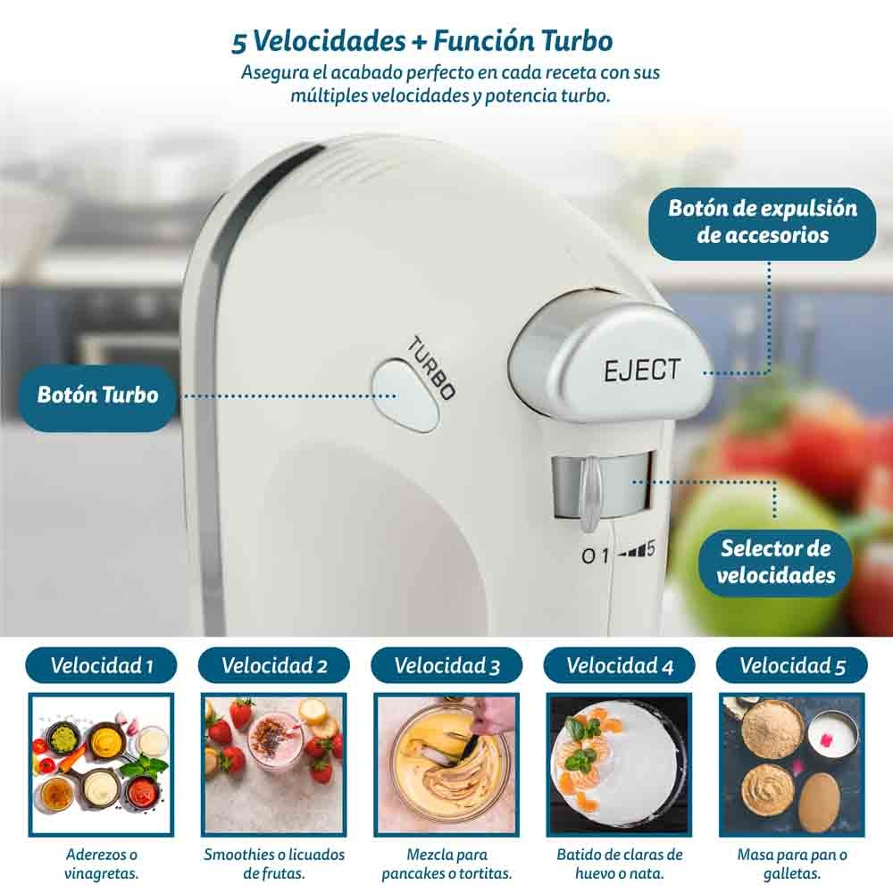 Batidora-amasadora Con Bowl Grunkel 350w - Imagen 3