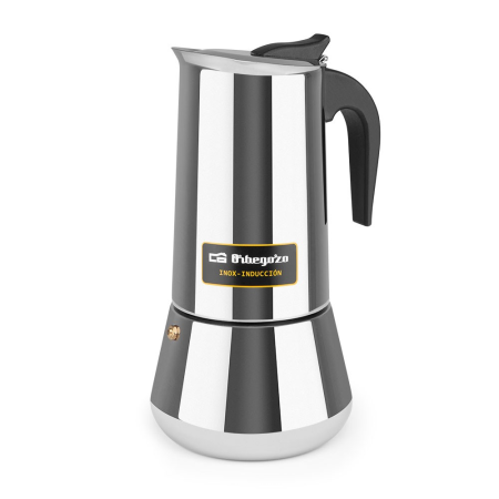 Cafetera Italiana Inox Inducción Orbegozo 12 Tazas