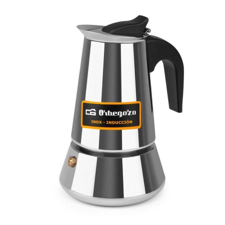 Cafetera Italiana Inox Inducción Orbegozo 4 Tazas