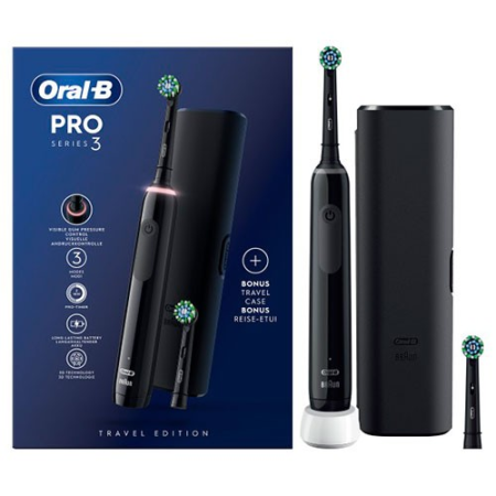 Cepillo Dental Braun Oral B Pro 3 Negro