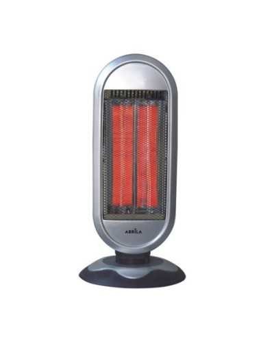 Estufa Eléctica De Carbono Fulgor 900w  Marca Abrila  Negro/plata