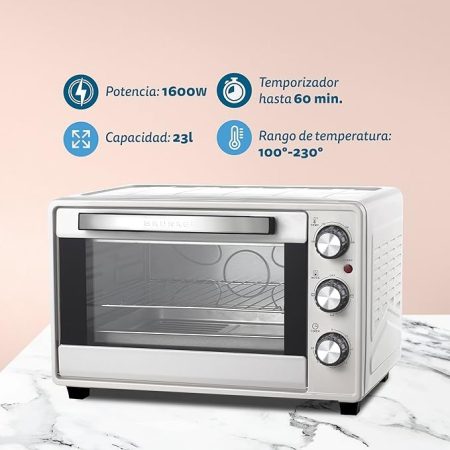 Horno Sobremesa Grunkel 23l Silver