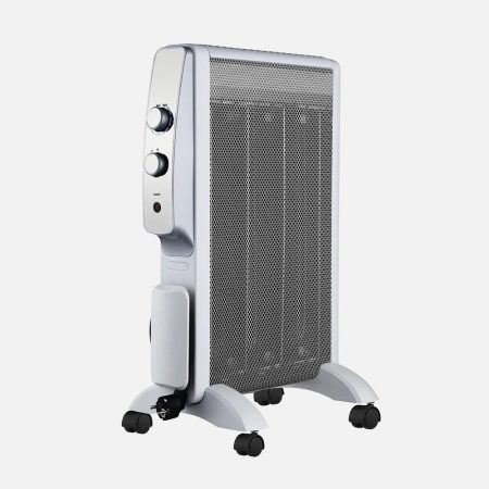 Radiador De Mica Abrigo 1500w  Marca Abrila 3 Elementos Blanco/plata