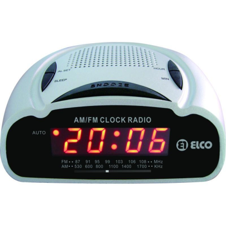 Radio Reloj Despertador Elco