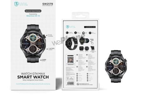 Smartwatch Mactivepro Unicopantalla Redonda 1.43 Pulgadas Color Plata