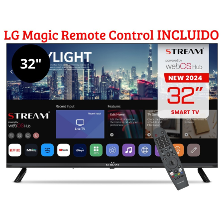 Televisor Led 32" Stream System Webos Smart Tv