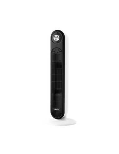 Termoventilador Cerámico Vertical Grecia 2000w Color Negro/blanco Marca Abrila