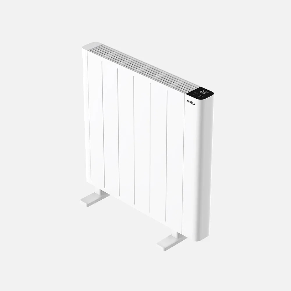 Emisor Termico Aluminio Abrila 1200w 3 Modos C/programador Y Sistema Antivuelco