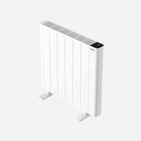 Emisor Termico Aluminio Abrila 1200w 3 Modos C/programador Y Sistema Antivuelco