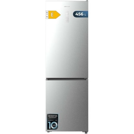 Frigorifico Combi Cecotec  Coolmarket 201x60cm Clase E Inox