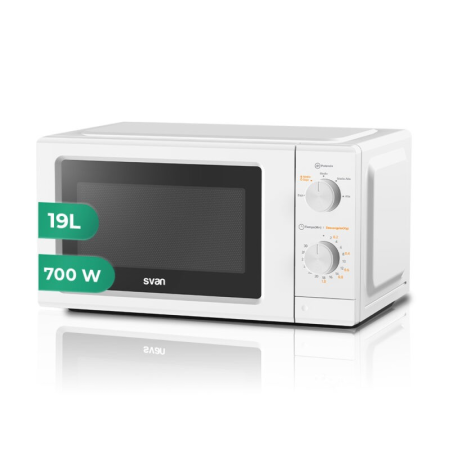 Microondas Blanco Svan Potencia 700w Capacidad 19l