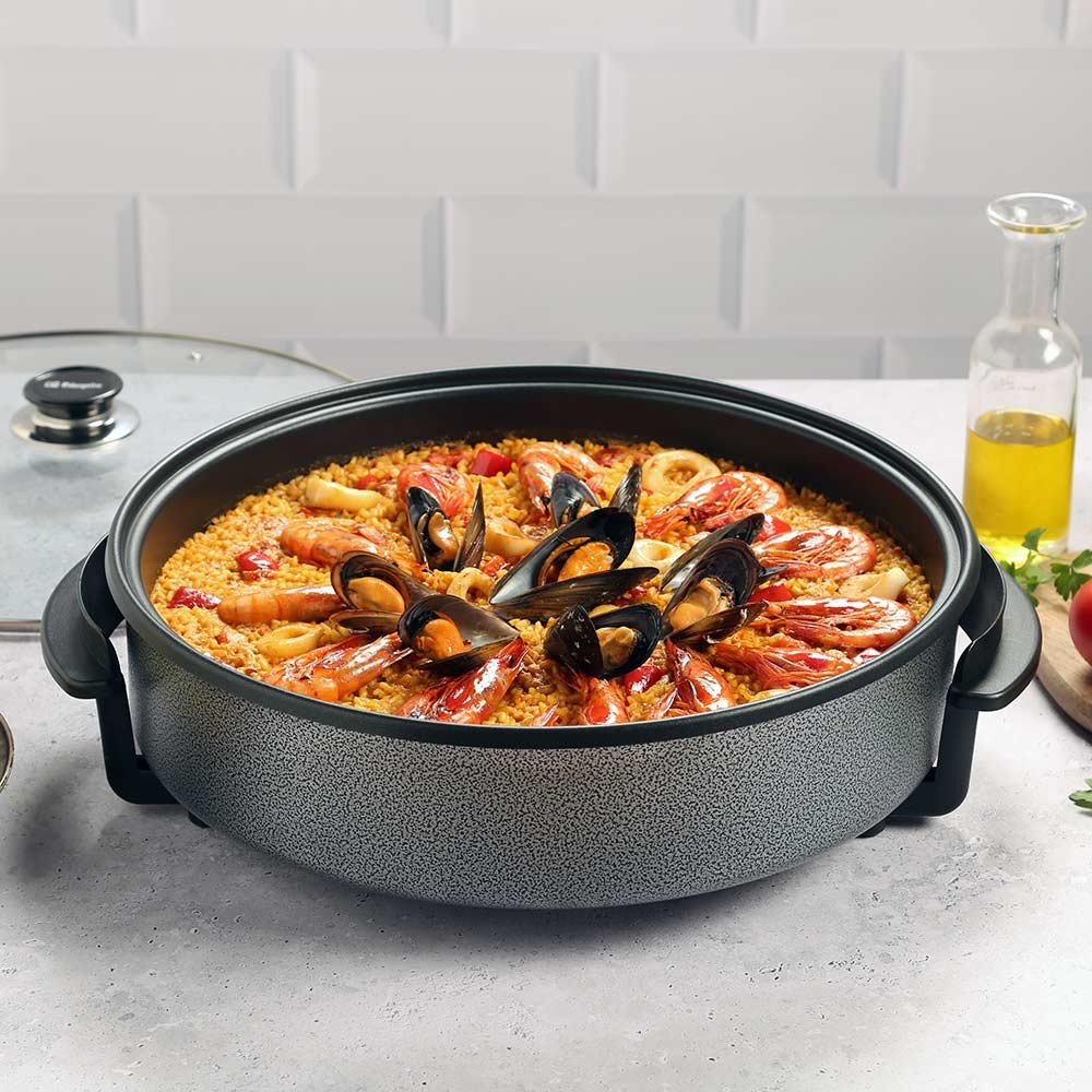 Sarten Paellera Electrica Orbegozo 1500 W 42 Cm De Diametro Y 7 Cm Alto 6,5l - Imagen 2