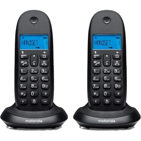 Telefono Inalambrico Motorola Negro Duo