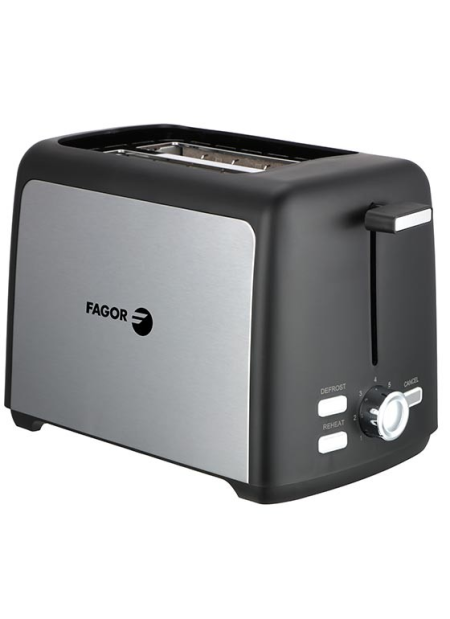Tostador Fagor Toastpro 2 Ranuras 800w Inox