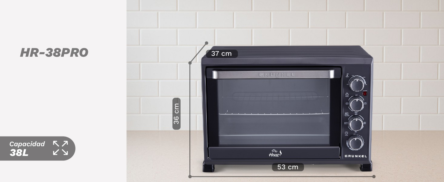 Horno Sobremesa Grunkel 38l - Imagen 5