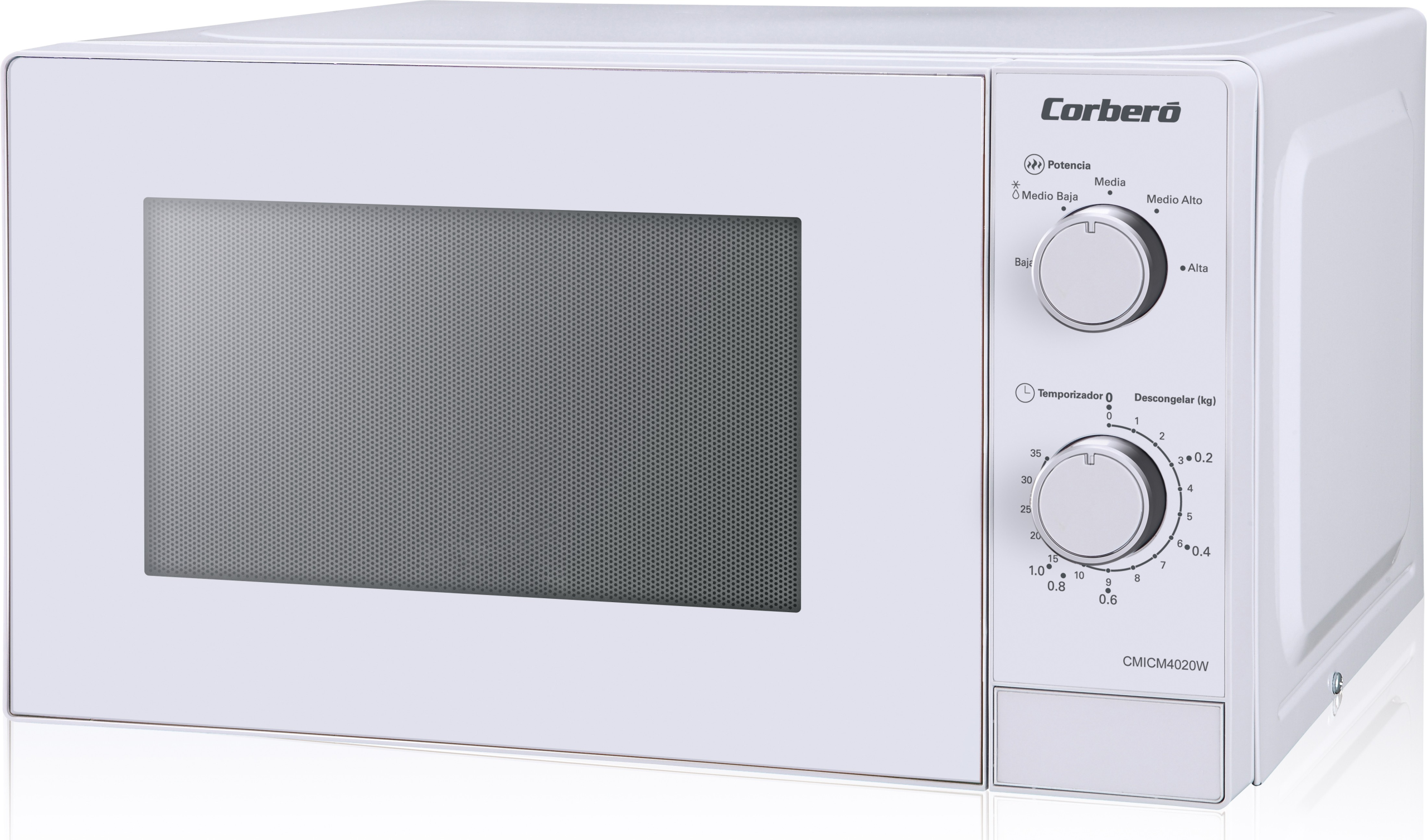 Microondas Sin Grill Corberó Capacidad 20l 700w
