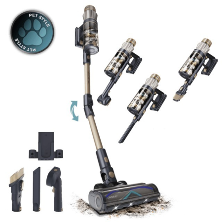 Aspirador Vertical Conga Rockstar Rs90 Pet Flex 600w 160aw