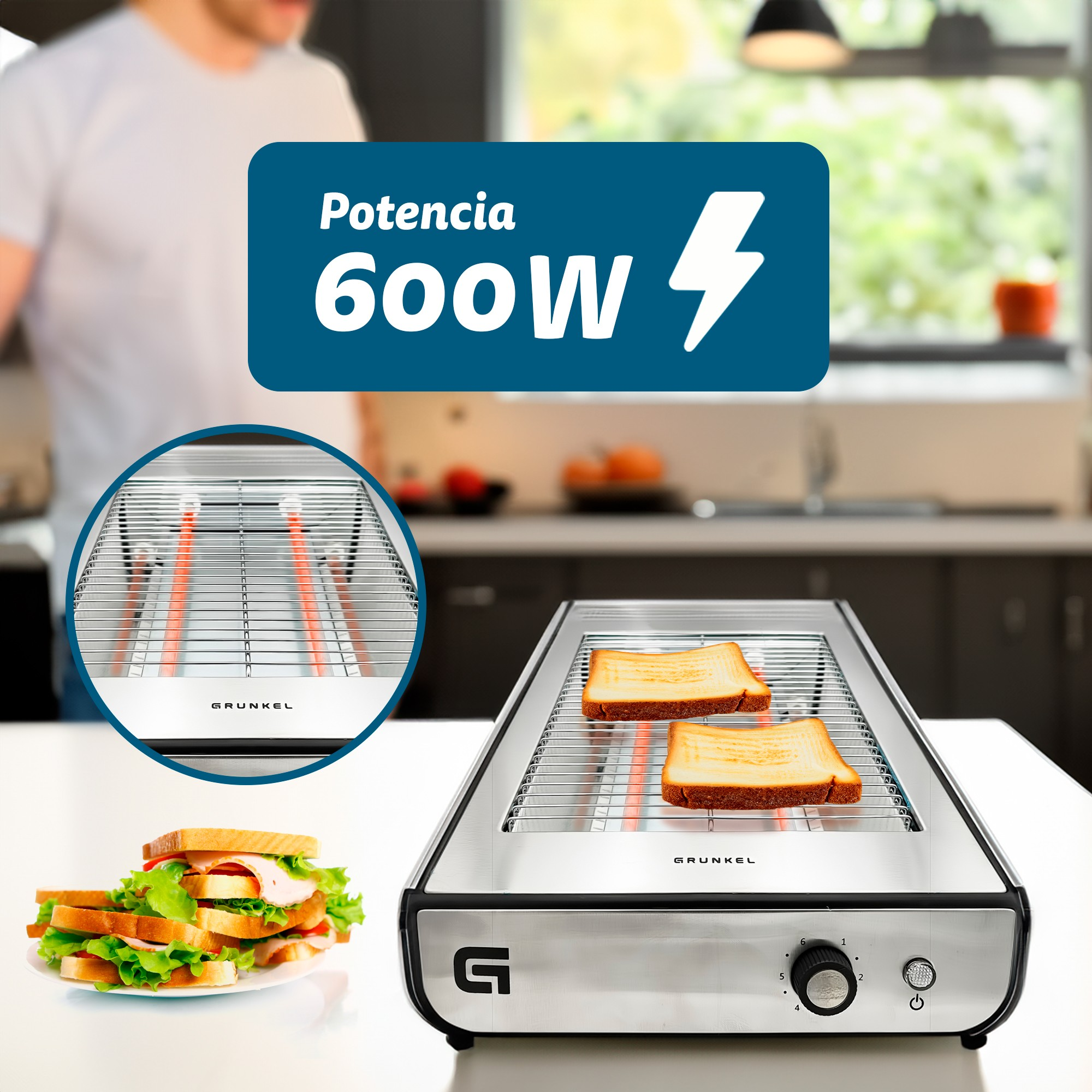 Tostador Plano Grunkel - Imagen 2