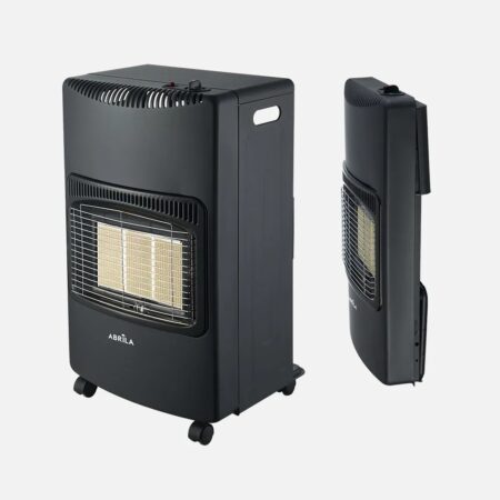 Estufa De Gas Plegable Popa 4200w Negra 3 Sistemas Seguridad Antivuelco