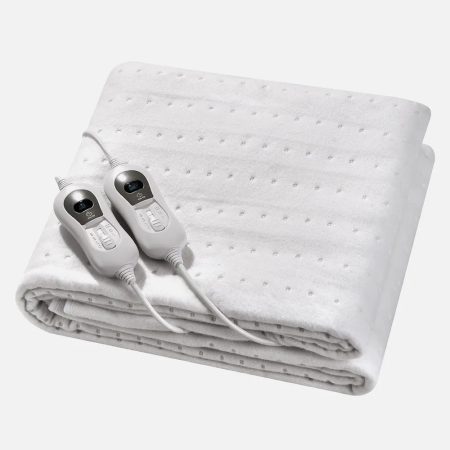 Manta Eléctrica Calientacamas Bienestar Duo 160w  Marca Abrila Color Blanco