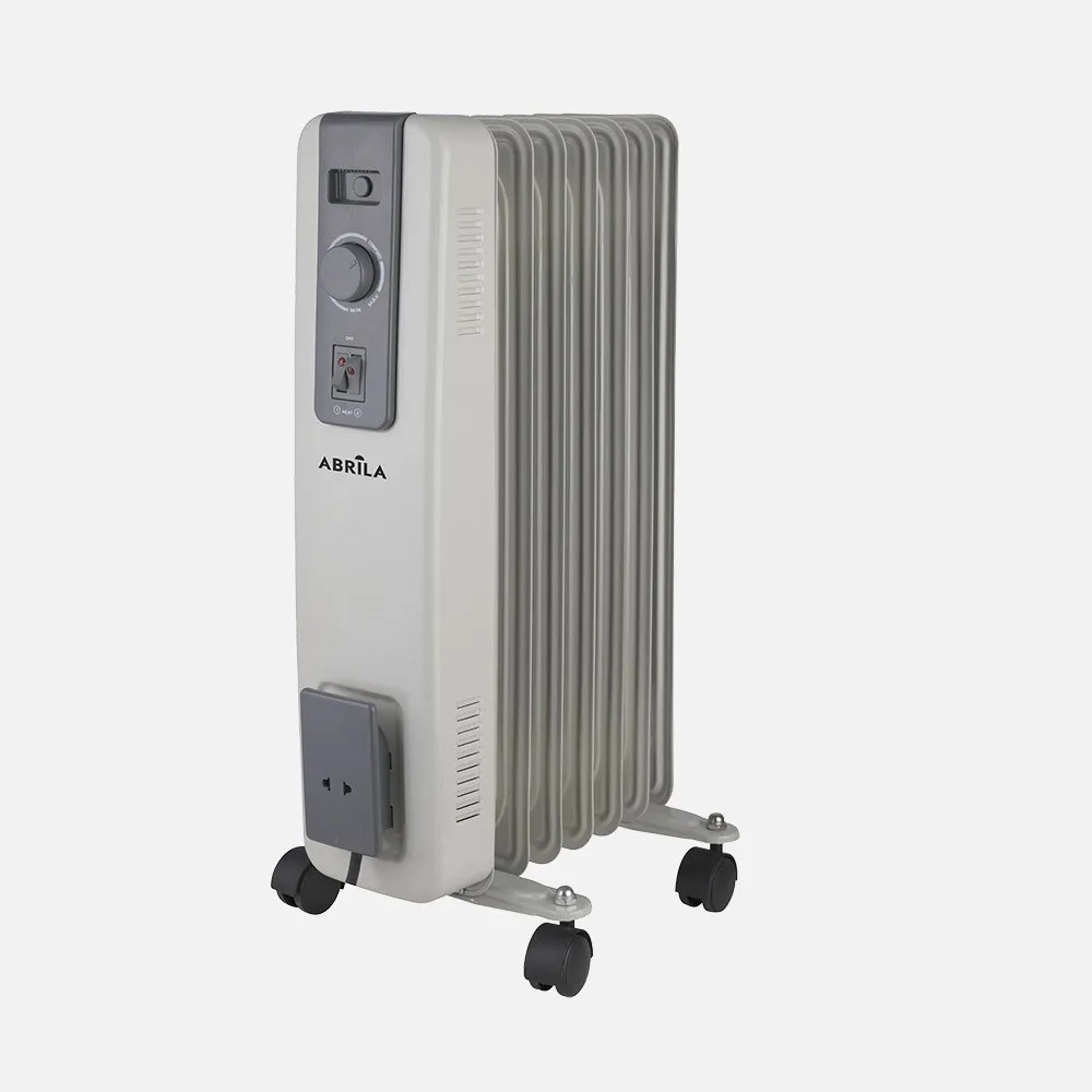 Radiador De Aceite Acebuche 1500w Gris 7 Elementos 3 Potencias