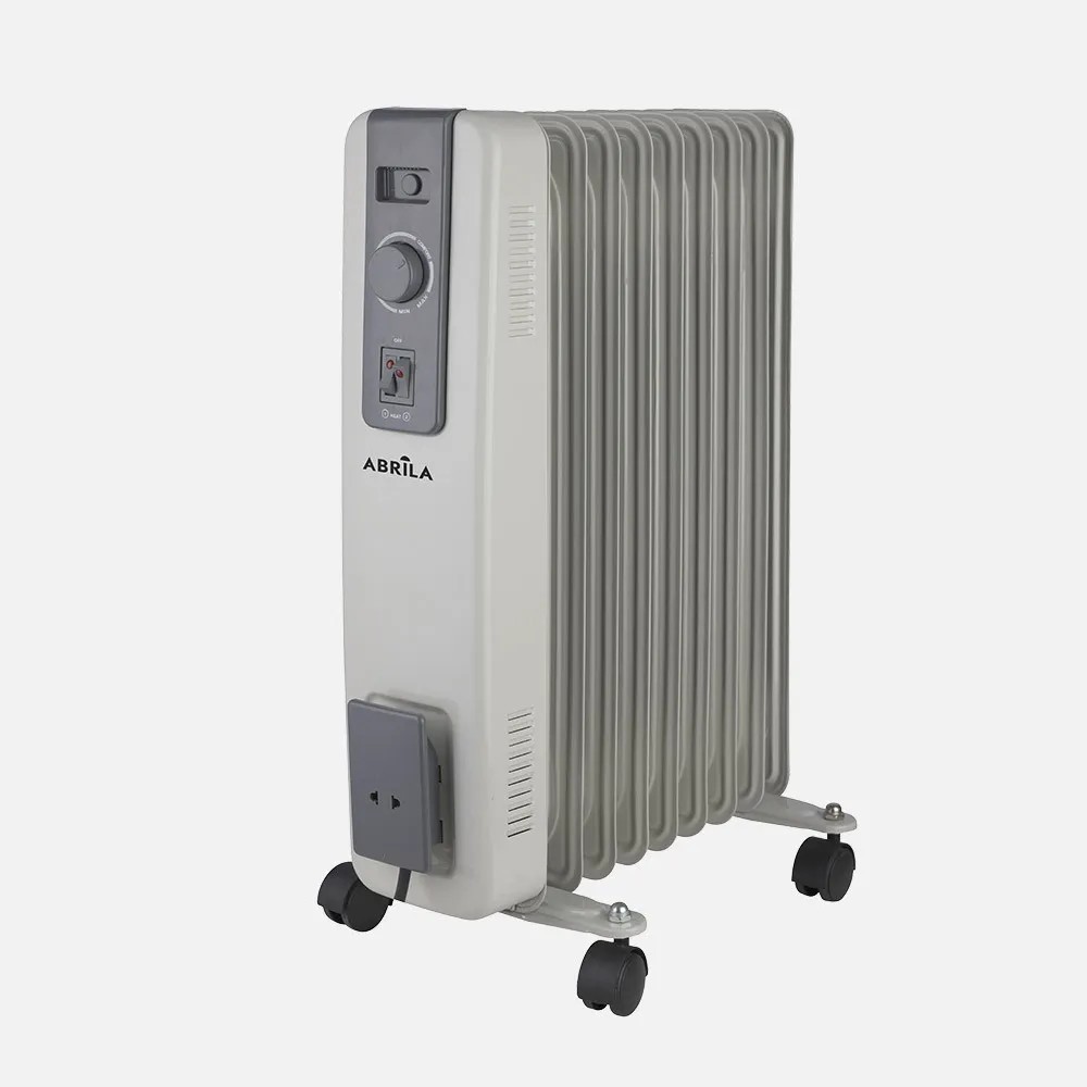 Radiador De Aceite Acebuche 2000w Gris 9 Elementos 3 Potencias