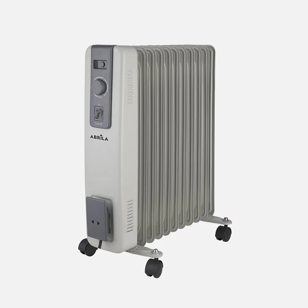 Radiador De Aceite Acebuche 2500w Gris 11 Elementos 3 Potencias