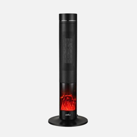 Termoventilador Ceramico Vertical Abrila Modelo Benton 2000w Con Efecto Llama