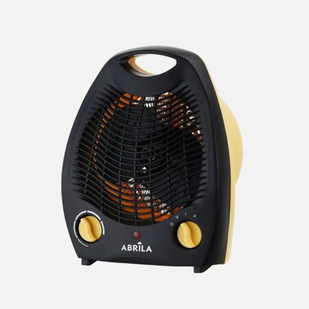 Termoventilador Eléctrico Modelo Lubian 2000w Color Negro/amarillo Marca Abrila