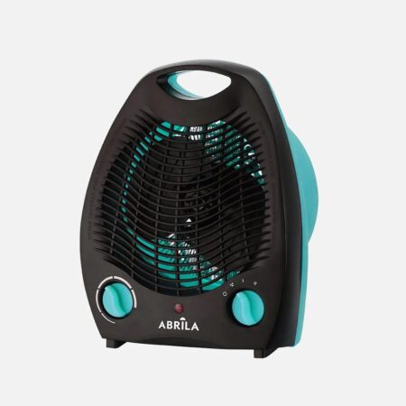 Termoventilador Eléctrico Modelo Lubian 2000w Color Negro/turquesa Marca Abrila
