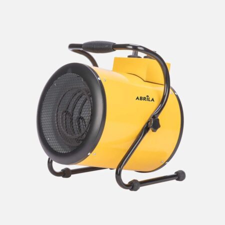 Termoventilador Industrial Abrila De Acero Inox. Modelo Divity 5000w Color Amarillo Trifasico